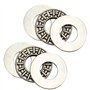 Othmro Lot de 2 Roulements à Rouleaux Coniques AXK1226 à Siège Plat en Acier Chromé 12 x 26 x 4 mm