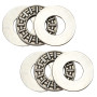 Othmro Lot de 2 Roulements à Rouleaux Coniques AXK1226 à Siège Plat en Acier Chromé 12 x 26 x 4 mm,pour les Machines-Outils, la 