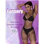 Formery Maillot de bain sexy en maille avec strass transparents pour la plage, sans manches, filet creux, robe et chaînes de cor