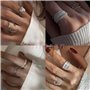 Inilbran Bague Punk Dragon Volant Bague Ouverte Dragon Vintage Bague Ouverte Dragon Argent Protecteur Bague Dragon Volant Bijoux