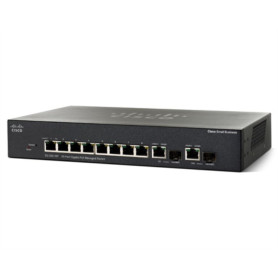 Cisco Small Business 300 Series Managed Switch SG300-10P Commutateur C3 Géré 8 x 10/100/1000 + 2 x SFP Gigabit combiné Ordinateu