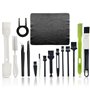 Brosse de nettoyage pour clavier - Kit de nettoyage pour PC - Brosse antistatique en plastique pour ordinateur portable et clavi