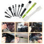 Brosse de nettoyage pour clavier - Kit de nettoyage pour PC - Brosse antistatique en plastique pour ordinateur portable et clavi