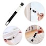 Brosse de nettoyage pour clavier - Kit de nettoyage pour PC - Brosse antistatique en plastique pour ordinateur portable et clavi