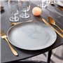 Assiette grise 25 cm Diwali Marble