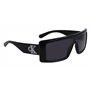 Calvin Klein Jeans CKJ23655S Sunglasses, 001 Black, Taille Unique Unisex