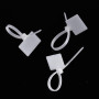 Fodlon Attache Cable Electrique 200Pcs Cable Management avec Etiquette Serre Cable Plastique Blanc Etiquette Cable Ties Cable Po