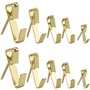 Fodlon Crochet Mural Metal Crochets D'Image Ensemble Avec Clou Kit Crochet Porte Photo Mural Accroche Cadre Photo Pour Cadres Ph