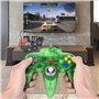 LUXMO Premium USB Classic N64 Bit 64 Contrôleur USB PC Gamepad Stick Joy Controller pour Windows PC Mac Linux Raspberry pi3 Gene