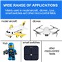 Queta 10Pcs SG90 Micro Servo Moteur pour RC Voiture Robot Hélicoptère Avion télécommande