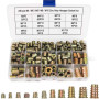 Ruolin 230 Pcs Écrous Hexagonaux M4 M5 M6 M8 M10 avec Inserts Filetés