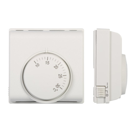 Thermostat d'ambiance Régulateur de température mécanique Interrupteur de Thermostat avec 2 vis pour climatisation Centrale Neuf