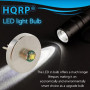 HQRP Ampoule LED haute puissance Bi-Pin 3W 60 lumens pour Mini Mag-Lite et Solitaire Light LM2A001 Mètre du soleil
