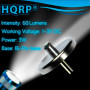 HQRP Ampoule LED haute puissance 3 W bi-pin à 60 lumens pour 1 AAA Maglite Solitaire Lampe torche v0.0 Plus HQRP soleil M