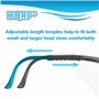 HQRP Lunettes de protection UV à Verres orange pour le séchage UV du revêtement/Encres, Peinture/Curers en résine, Lithographiqu