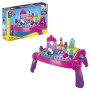 Mega Bloks La Table d'apprentissage Rose avec Blocs de Construction et 2 véhicules