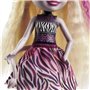 Enchantimals Savane Ensoleillée mini-poupée Zadie Zèbre et figurine animale Rayure, Jouet pour enfant, GTM27