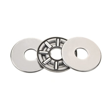 Othmro Lot de 2 Roulements à Rouleaux Coniques 51104 à Siège Plat en Acier Chromé 6 x 19 x 4 mm