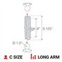 RAM Mount RAM-201U-D kit de support - Kits de support (232 mm)