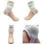 Sunbird Paire de protège-chevilles double face pour football et football Blanc