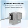 MotuTech Couvercle latéral en Métal pour GoPro Hero11 Black Mini Porte latérale de Rechange avec Port de Type C Port de Charge