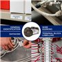 Brady Étiquettes repositionnables en tissu vinyle pour imprimante d'étiquettes BMP41/BMP51/BMP53/M511-240 étiquettes autocollant