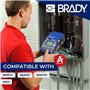 Brady Étiquettes repositionnables en tissu vinyle pour imprimante d'étiquettes BMP41/BMP51/BMP53/M511-240 étiquettes autocollant