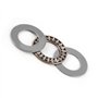 Othmro Roulements à Rouleaux Coniques AXK1730 à Siège Plat en Acier Chromé 17 x 30 x 4 mm