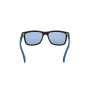 BMW MOTORSPORT Bs0031 Lunettes de Soleil, Noir Opaque, Lenti Polarizzate Blu Homme