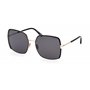 Tom Ford Lunettes de Soleil RAPHAELA FT 1006 Matte Black/Smoke 60/18/135 femme