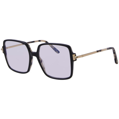 Tom Ford FT5915-B 005 Lunettes de vue pour femme Noir/Havane/Bleu 53 mm