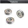 Roulements à Billes en Chrome Acier avec Double Blindage