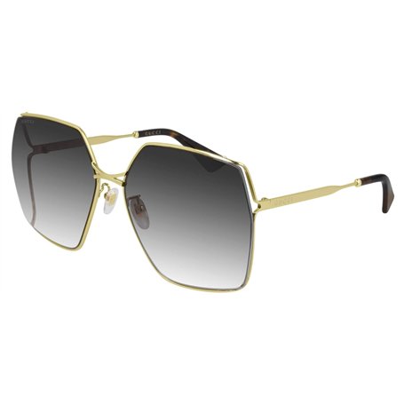 Gucci Lunettes de Soleil GG0817S Gold/Grey Shaded 65/17/140 femme