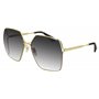Gucci Lunettes de Soleil GG0817S Gold/Grey Shaded 65/17/140 femme