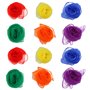 NUOLUX Multi-Color Foulards Ourlé Jonglage Foulards Danse 12pcs (couleur assortie)