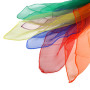 NUOLUX Multi-Color Foulards Ourlé Jonglage Foulards Danse 12pcs (couleur assortie)