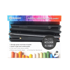 Mungyo Lot de 2 porte-craies pour pastels à l'huile