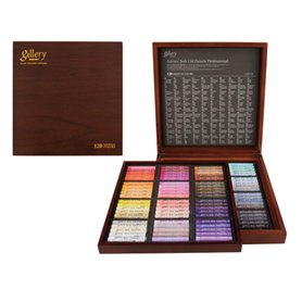 Mungyo Gallery Lot de 120 pastels à l'huile douce en bois – Couleurs assorties (MOPV-120W)