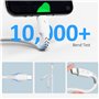 30cm Câble USB C Court, [Lot de 5] Câble USB A vers USB Type C 3A Charge Rapide Cable USB C Android Auto pour Samsung Galaxy A12