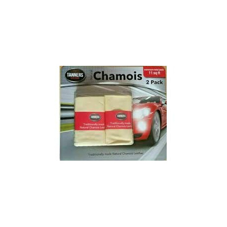 Tanneurs Tradition Lot de 2 grandes peaux de chamois de qualité supérieure
