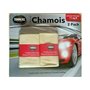 Tanneurs Tradition Lot de 2 grandes peaux de chamois de qualité supérieure