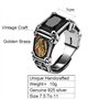 CYSJ Bague, Vintage Véritable 925 Argent Sterling Bague en Pierre Noire Homme Femme Vierge Marie Anneaux Zircone Cubique Onyx Bi