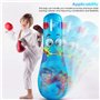 Ruiqas Sac de Frappe Gonflable pour Enfants de 119,4 cm, Sac de Frappe autoportant pour Exercices à la Maison pour soulager Le S