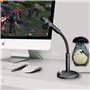 Petyoung Microphone USB à Condensateur Portable Plug & Play pour Ordinateur Pc Ordinateur de Bureau Micro Omnidirectionnel pour 