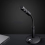 Petyoung Microphone USB à Condensateur Portable Plug & Play pour Ordinateur Pc Ordinateur de Bureau Micro Omnidirectionnel pour 