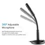 Petyoung Microphone USB à Condensateur Portable Plug & Play pour Ordinateur Pc Ordinateur de Bureau Micro Omnidirectionnel pour 