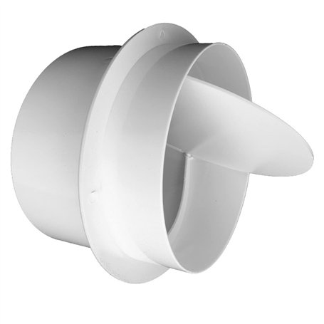 Tuyau De Conduit Clapet Anti-Retour 80mm Registre De Tirage Arrière Extracteur Ventilateur Volet Arrière pour Système De Ventila
