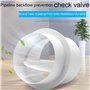 Tuyau De Conduit Clapet Anti-Retour 80mm Registre De Tirage Arrière Extracteur Ventilateur Volet Arrière pour Système De Ventila