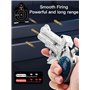 HNSYPX Mini Jouet Anti Stress Pistolets à Balles Souples Double Canon à Tir Continu,CréAtif Nouveau Style Anti Stress Jouet +12 