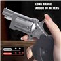 GLHYUOP Jouet Fidget Soft Bullet Guns,Style Revolver Pliage De L’Alliage Pistolet De Jet D’Obus 12 Balle Molle DéMarrable Jouets